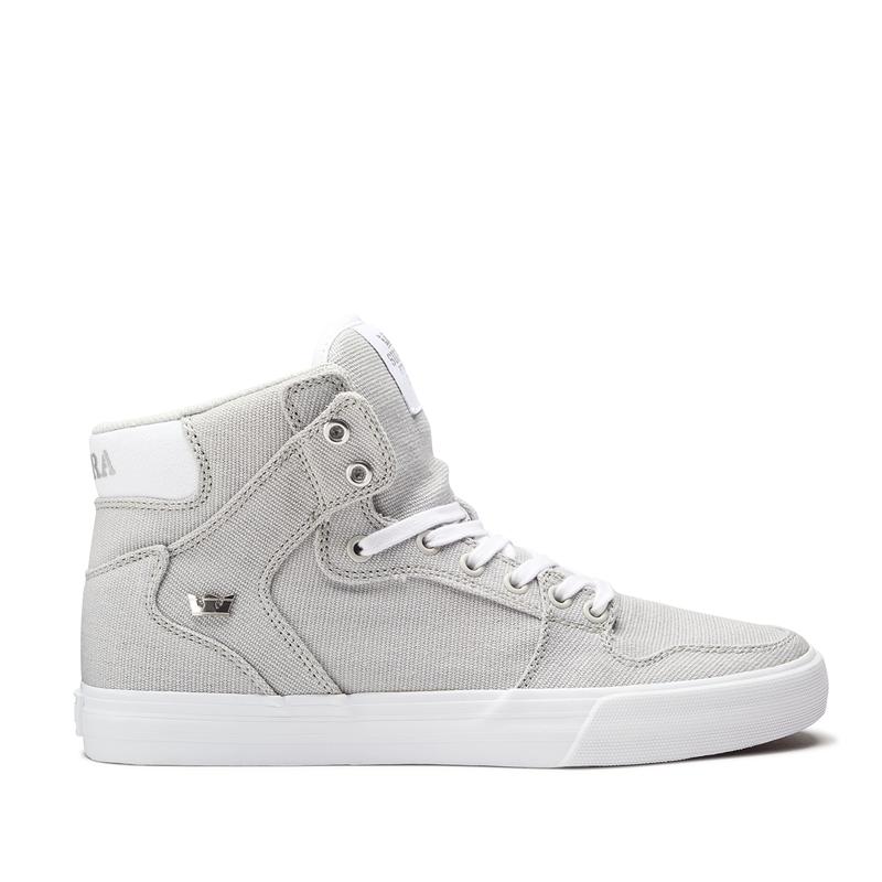 Supra VAIDER Sneaker High Damen HellGrau Deutschland QCMUT5497